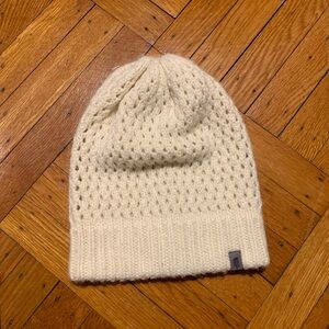 The North Face Cream Knit Beanie